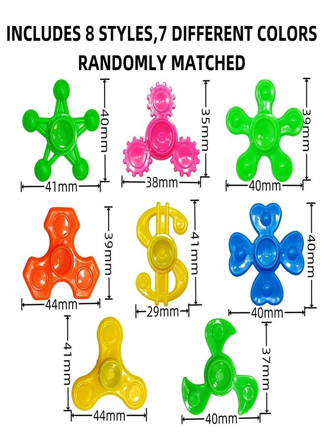 Nbguigdstr Fidget Spinners Bulk-Mini Fidget Spinner Toys for Kids Teens Adults Birthday Party Favors,Valentine Day Return Gifts,Goodie Bags Stuffers,Party Games,Classroom Rewards Prizes (24) - Image 4